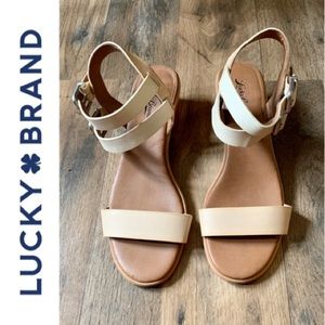 Lucky Brand  Leyna Ankle Strap Sandals Size 9M